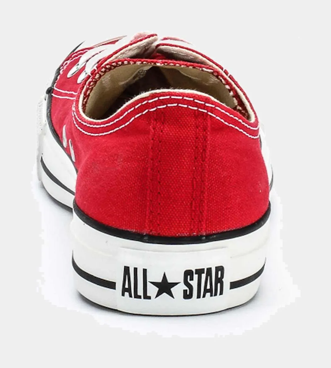 Chuck Taylor All Star Classic Colors Low Solid Canvas Adult Lifestyle Shoe (Red/White)