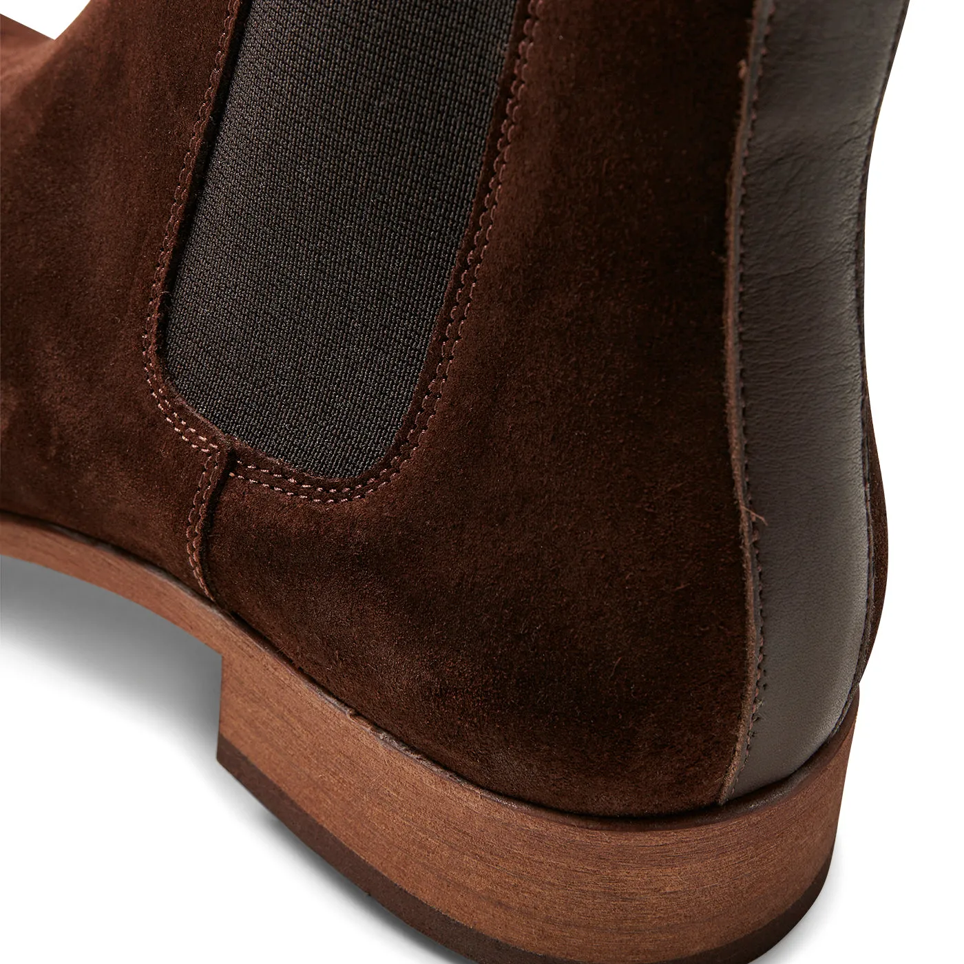 Dev chelsea boot waxed - BROWN