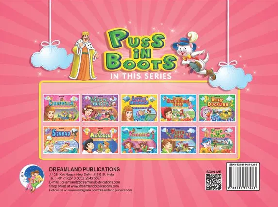 Dreamland Publications Pop-Up Fairy Tales- Puss In Boots