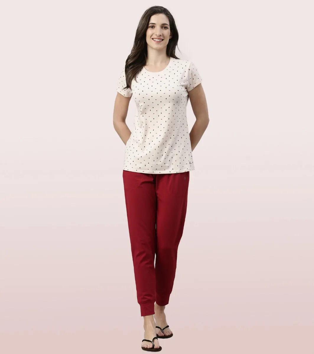 Lounge Jogger | Full Length Cotton Spandex Jogger