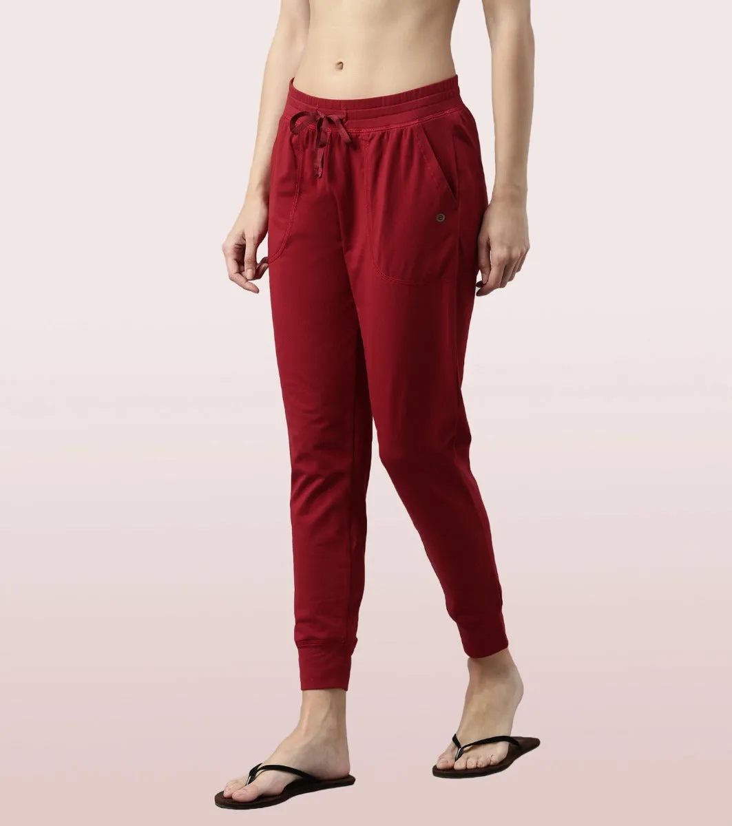 Lounge Jogger | Full Length Cotton Spandex Jogger